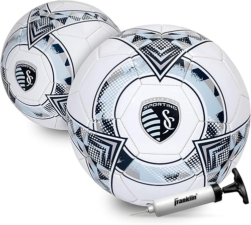 Miniatura 24 de Franklin Sports Pelotas de fútbol oficiales del equipo MLS - Balones de fútbol oficiales tamaño 5 - Balón de fútbol de tamaño y peso reglamentario