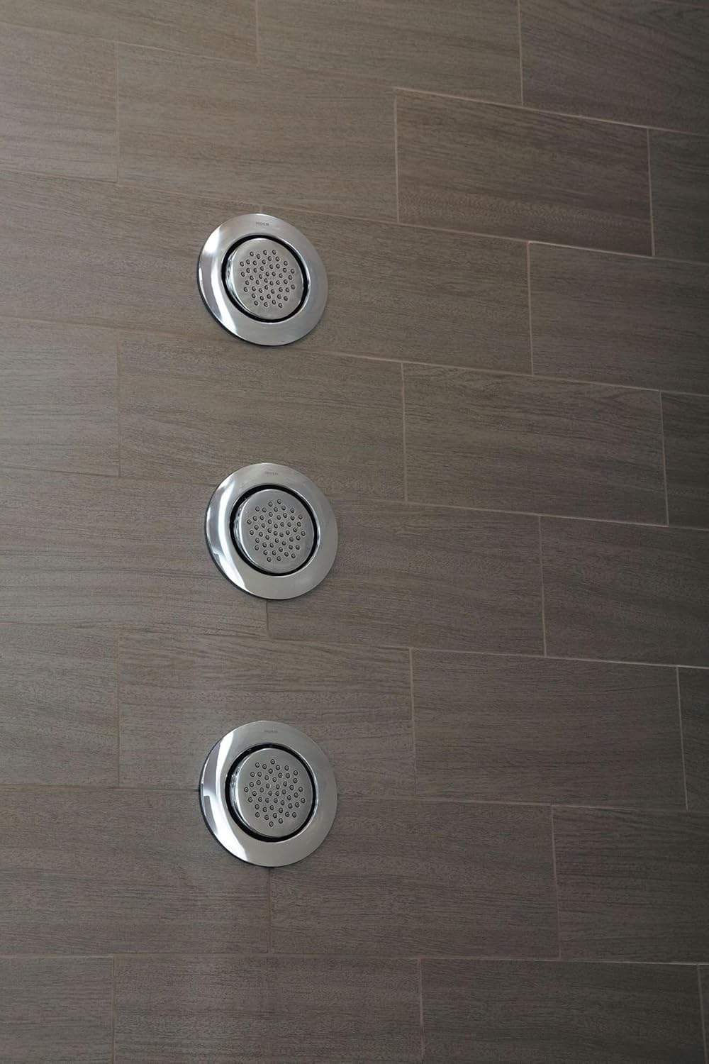 Moen Mosaic Brushed Nickel Round Single-Function Body Spray, Valve Required, TS1322BN