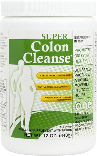 Health Plus Colon Clns Pwdr Super paquete de 8