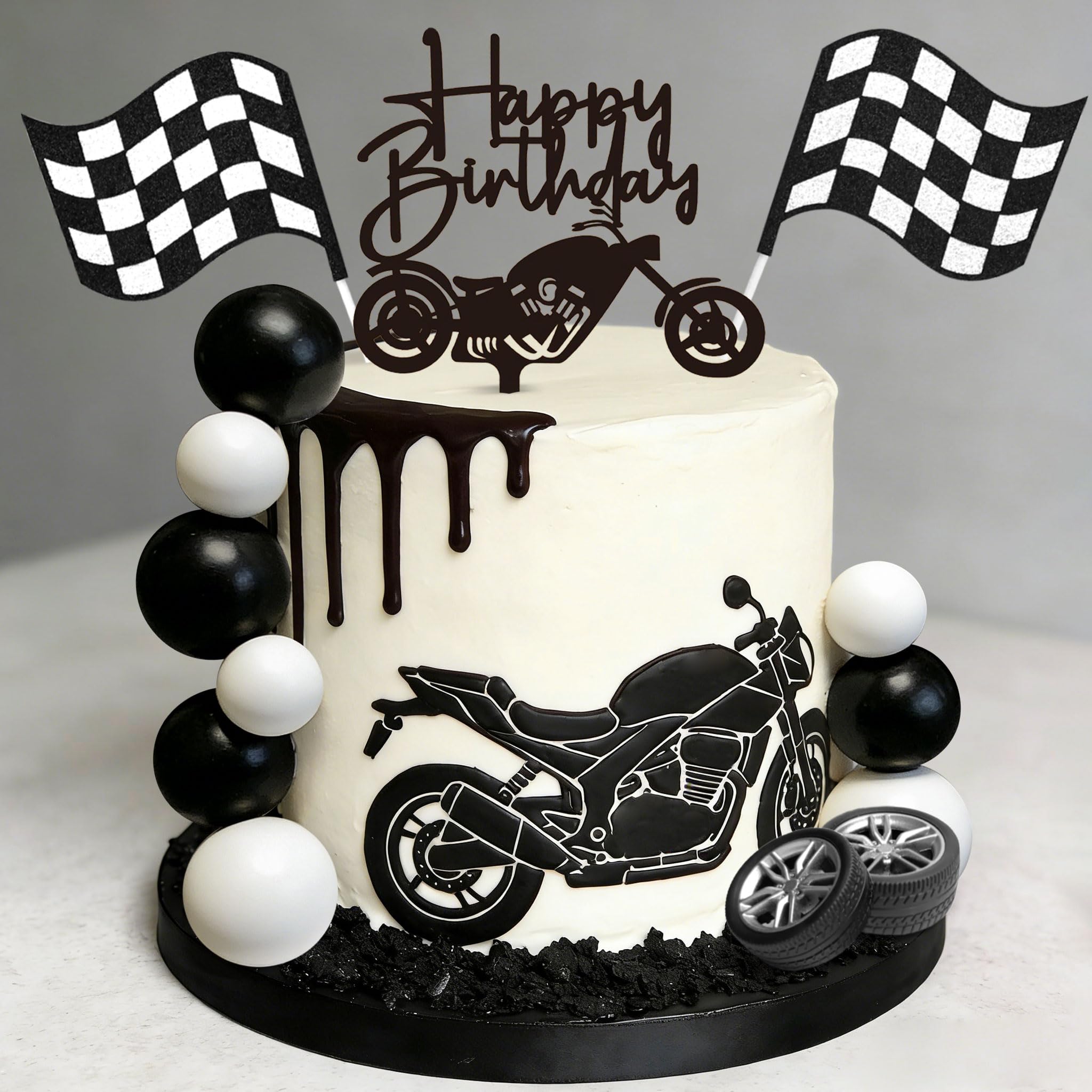 Motorbike Cake Decoration Motocross Birthday Party Decorations