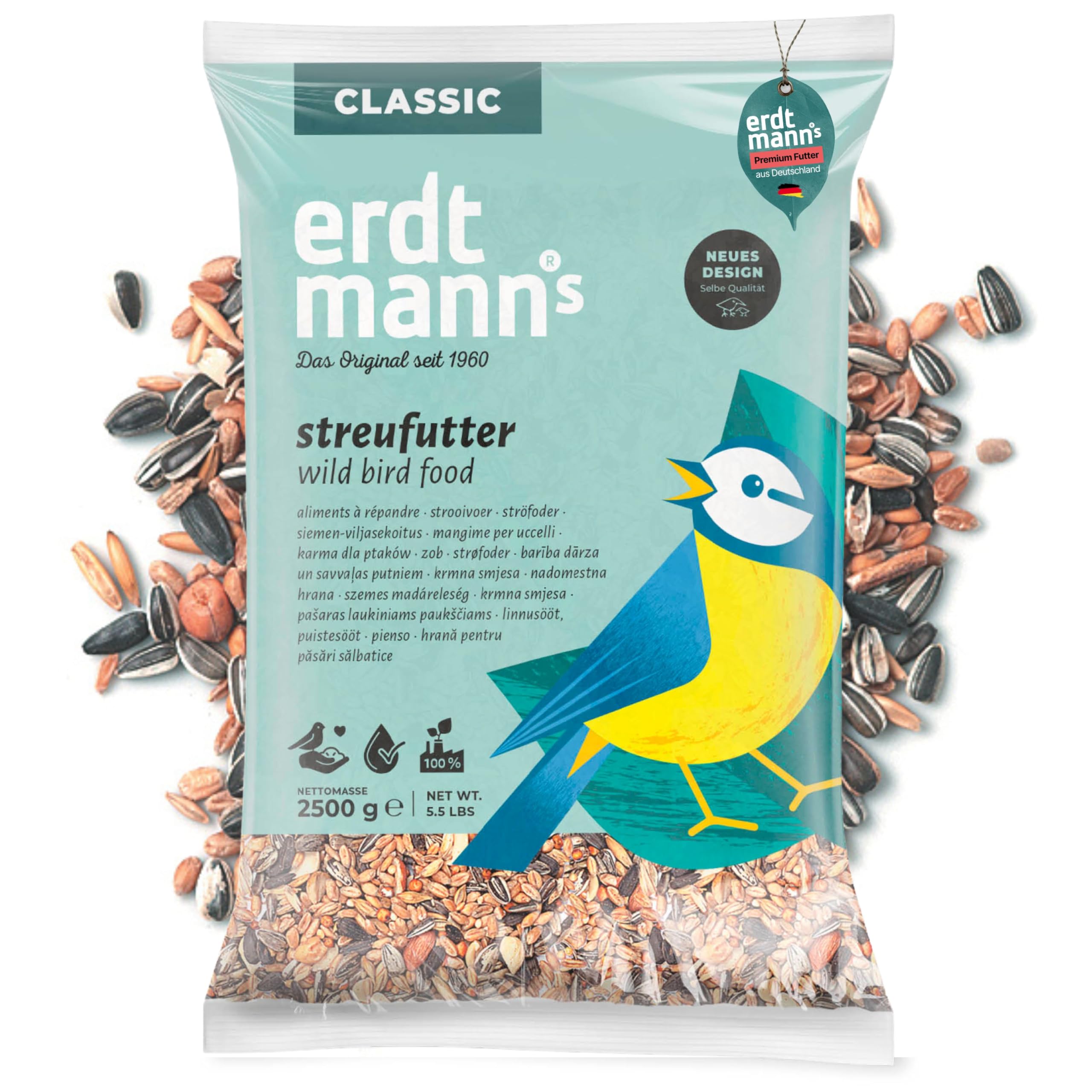 Erdtmann - Mangime per uccelli selvatici, 25 kg