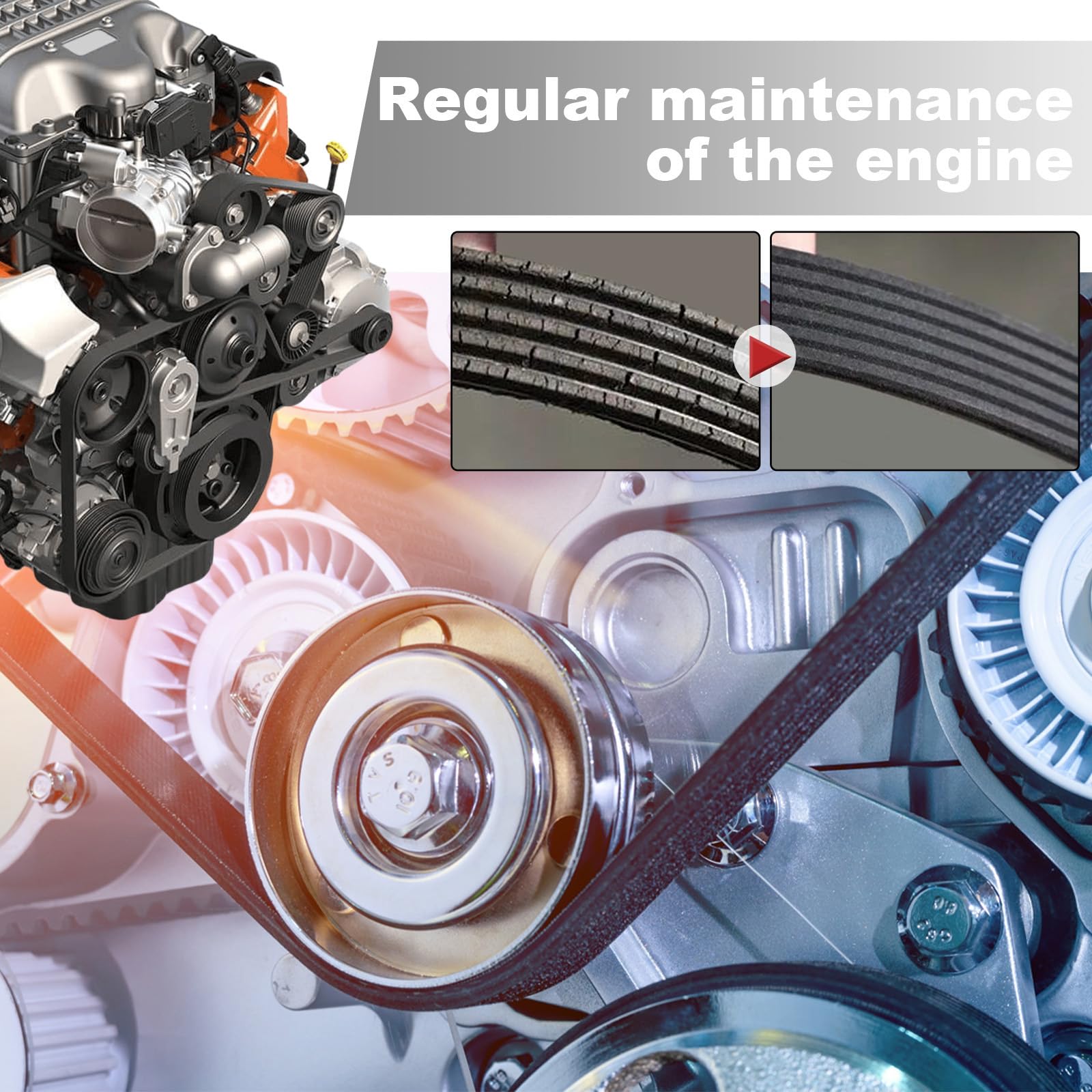 car belt dressing Automobile Engine Conditioner, 3.38oz Belt Spray Automotive, Auto Belt Dressing Spray, Belt Noise Spray, Lubrication & Silencer Spray for Automotive Engine Belts (1 Pcs) : Automotive Its easy to apply and requires no additional tools for Industrial Belt Drives Prevents