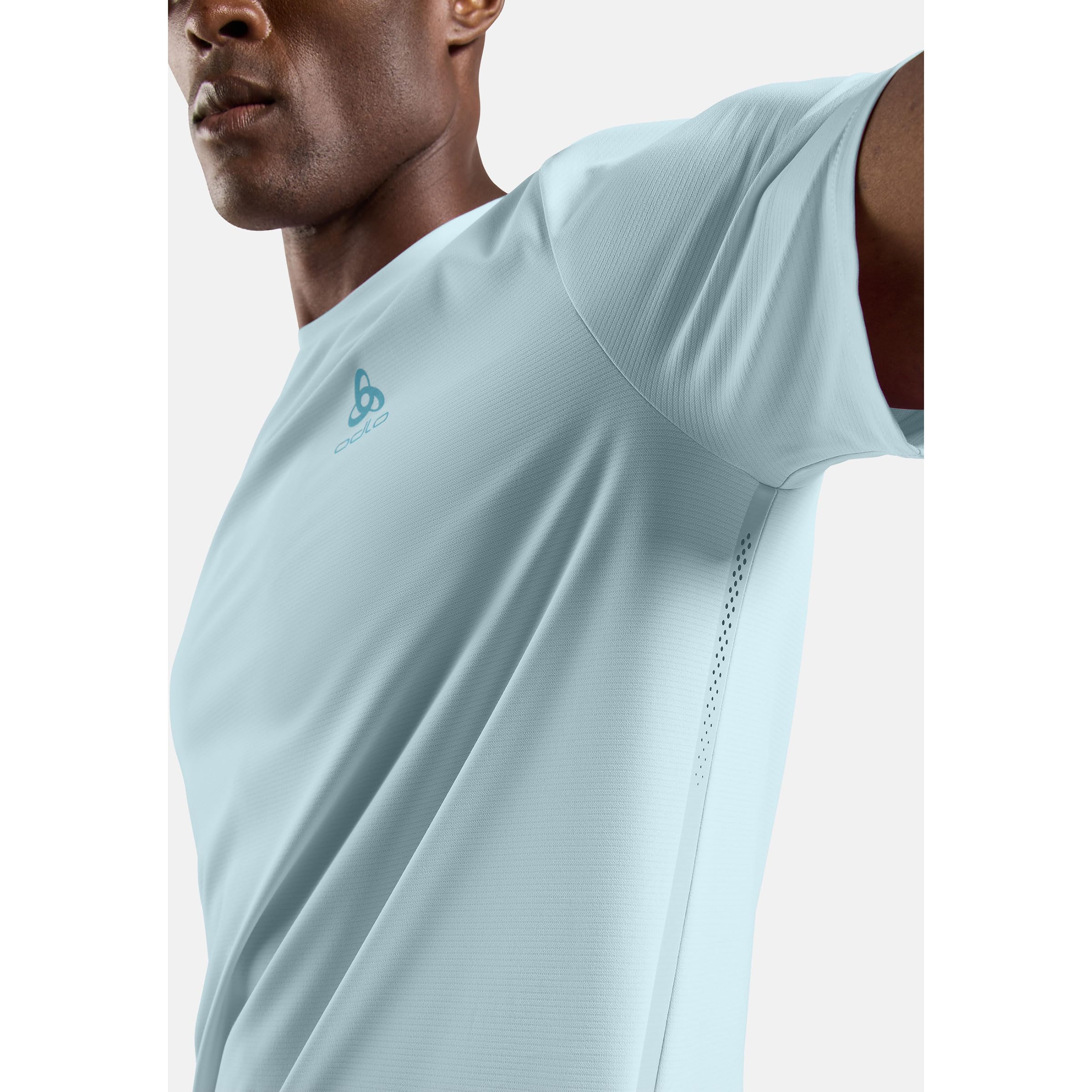 Odlo Zeroweight Chill-Tec Laufshirt Herren hellblau - Baby Blue XXL