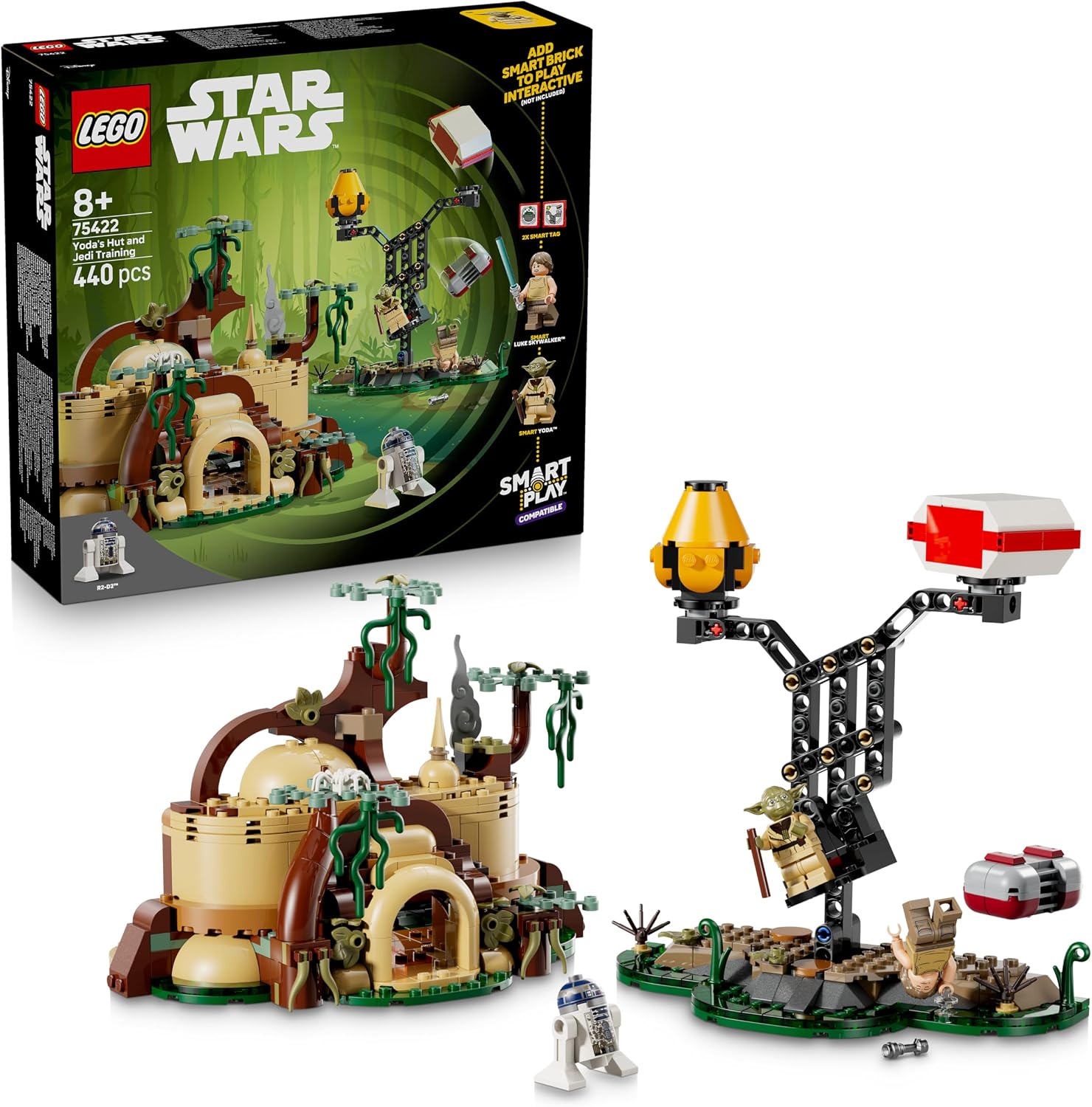 Smart Play: Yoda's Hut and Jedi Training 75422