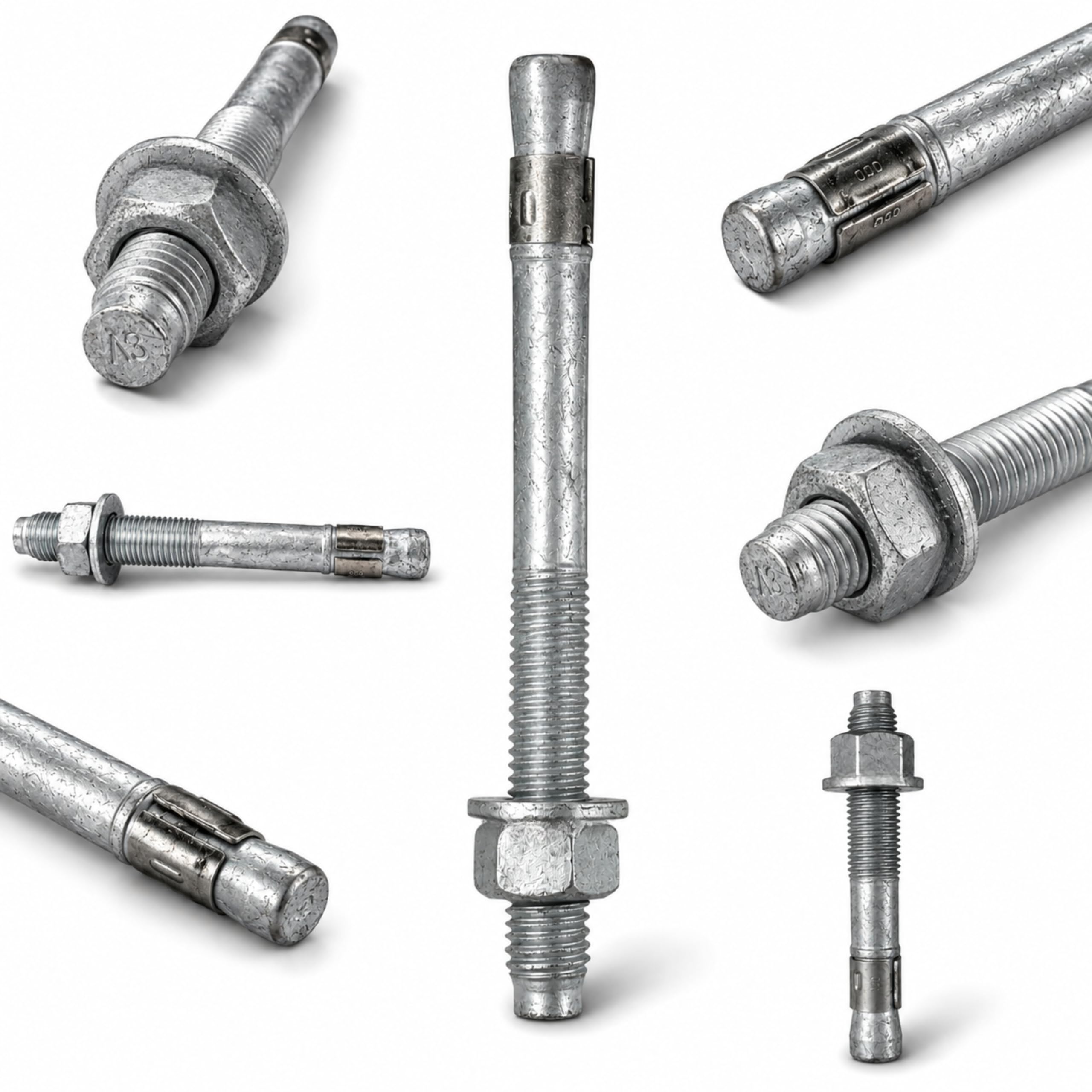 ESSVE Golden Anchor - Anclaje para resistencia pesada, galvanizado en caliente, HDG ETA, homologado, anclaje de expansión para hormigón y piedra natural (10, M16 x 322)
