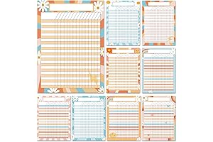 9 PCS Classroom Charts Groovy Retro Style Reward Incentive Chores Behavior Learning...
