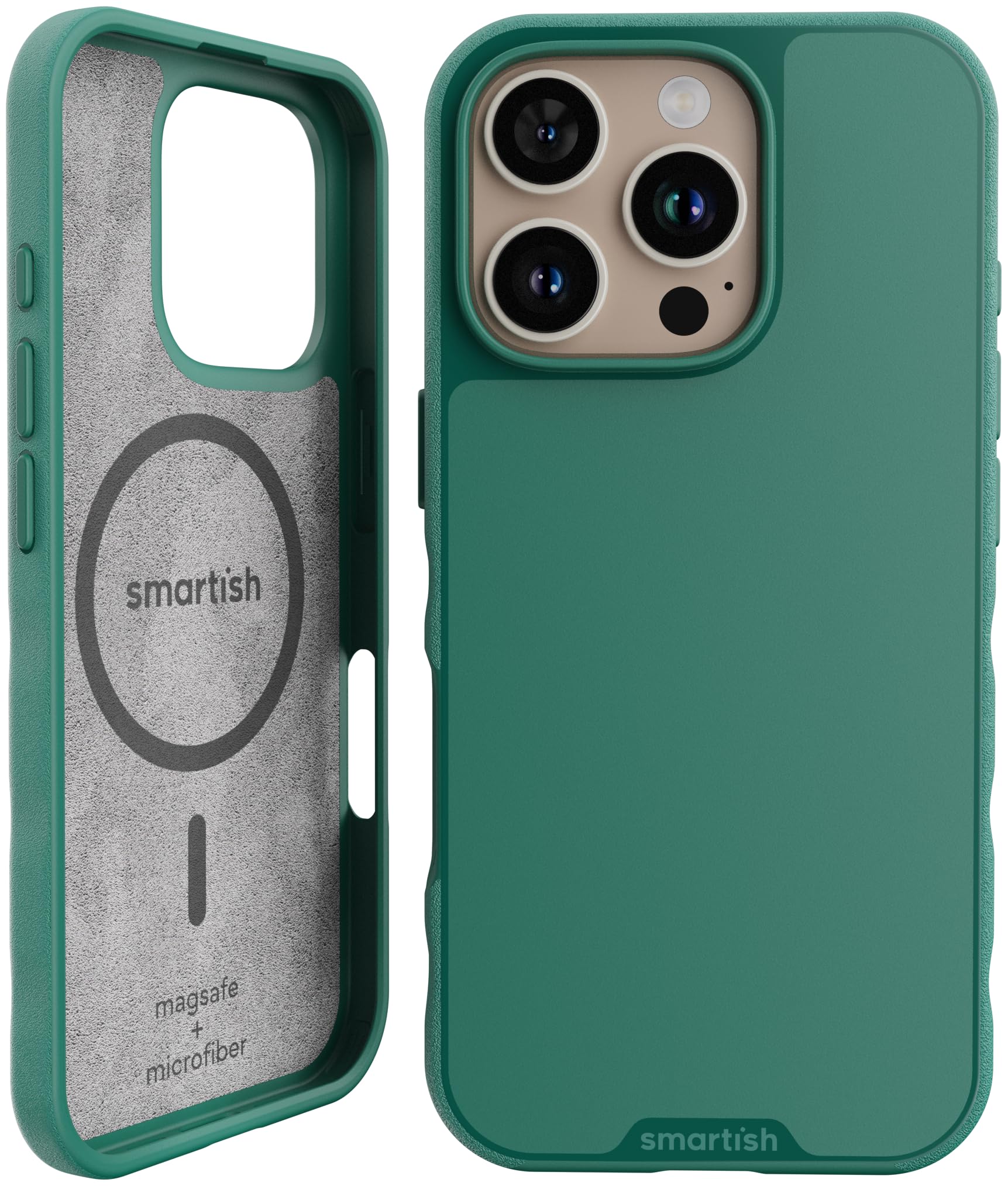 Smartish® iPhone 16 Pro Magnetic Case - Gripmunk Compatible with MagSafe [Lightweight + Protective] Slim & Thin Grip Cover with Microfiber Lining for Apple iPhone 16 Pro - So Jaded