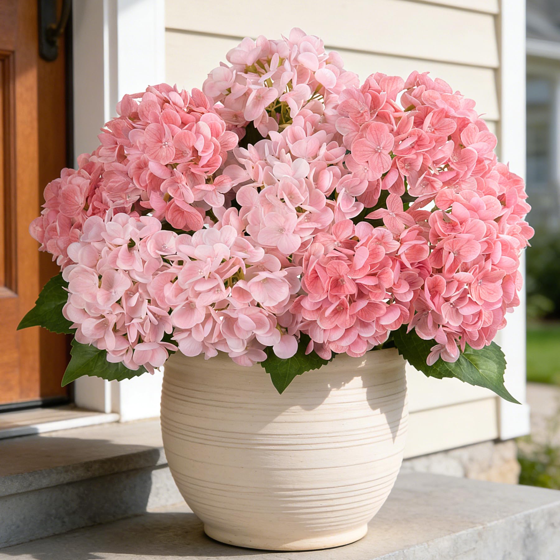 INXUGAO Artificial Flowers Fake Outdoor Hydrangea