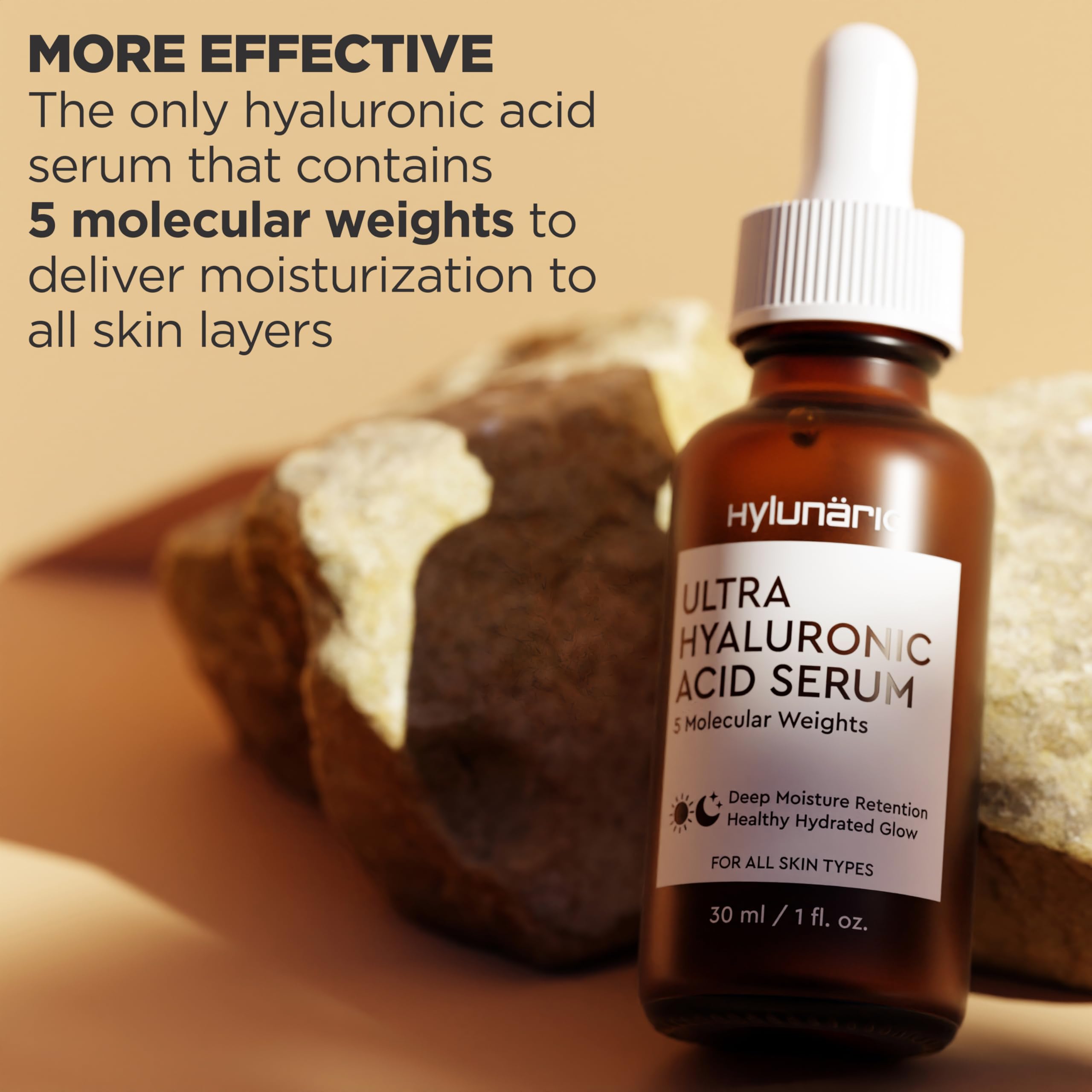 Hylunaric Acid Serum for Face - Mixed Molecular Weight Hyaluronic