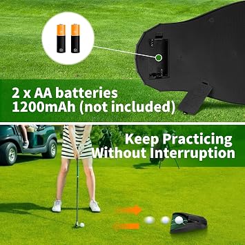 Golf Putting Return Machine Balls Kick Back Electric Return Device Automatic Putting Return Training Accessory