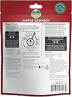 Vista 2 de Oxbow Animal Health Golosinas Vegetales Simples, Golosinas de Zanahorias y Pimiento para Conejos y Conejitos, Snack para Mascotas para Conejos