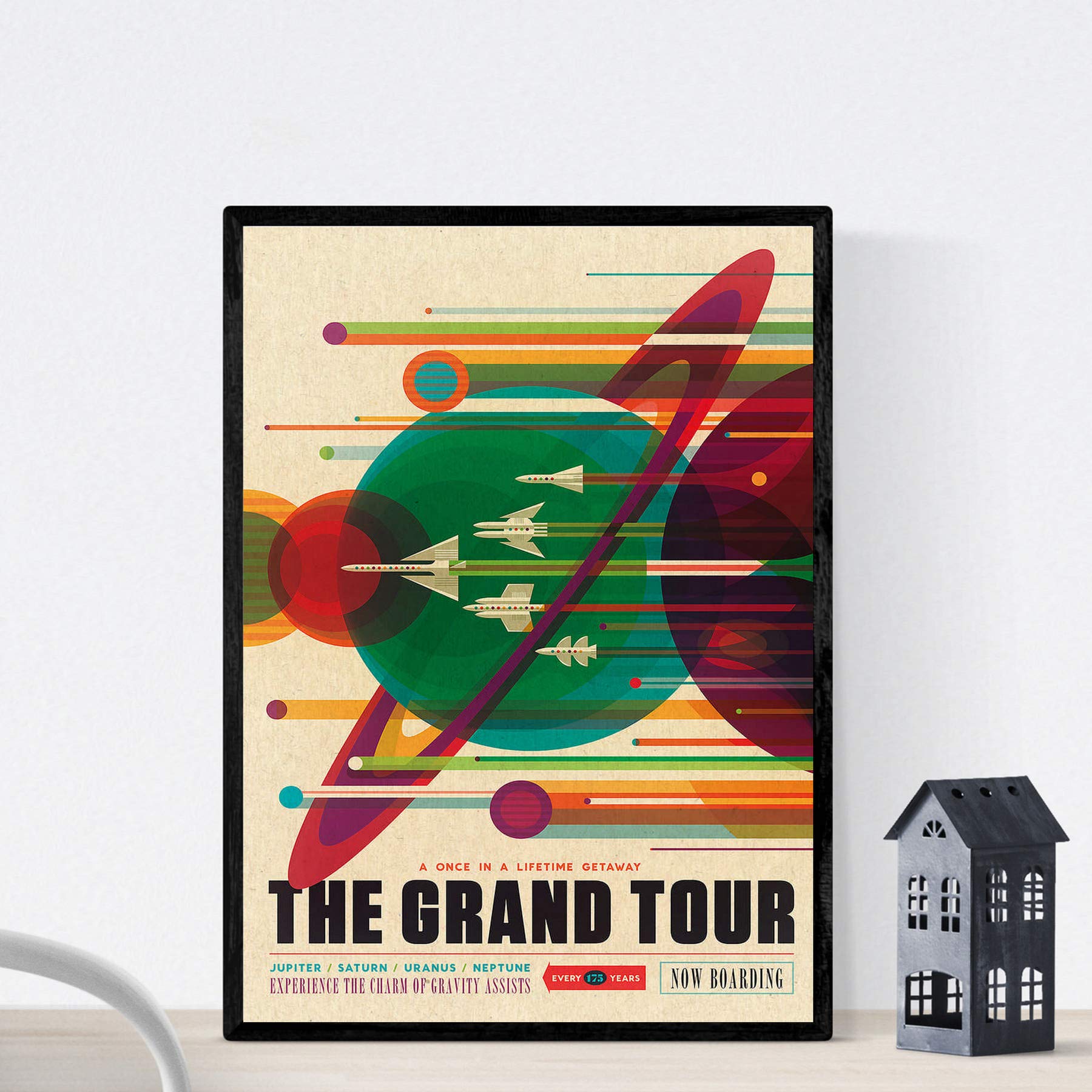 Nacnic Vintage Poster Vintage Poster Great tour. A3 size