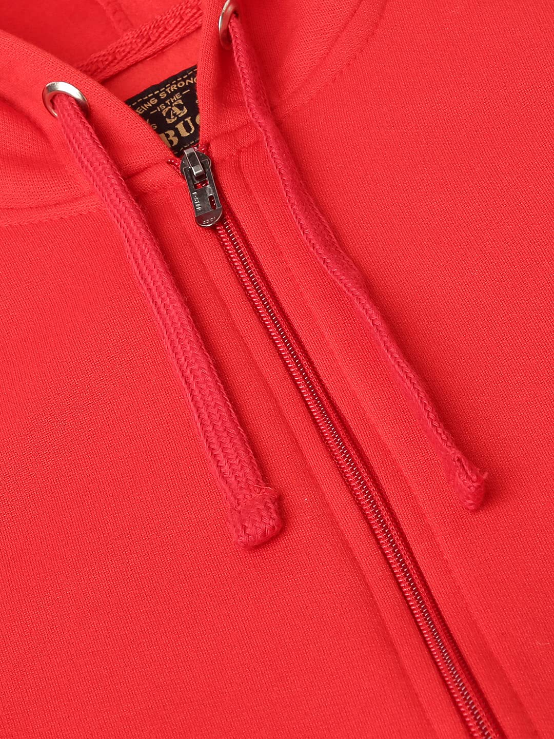 ADBUCKS Girl's Rich Cotton Full Sleeves Zipper Regular Fit Jacket With Hoodies (Plus Size Also Available) (11-12 Years, Red) 4
