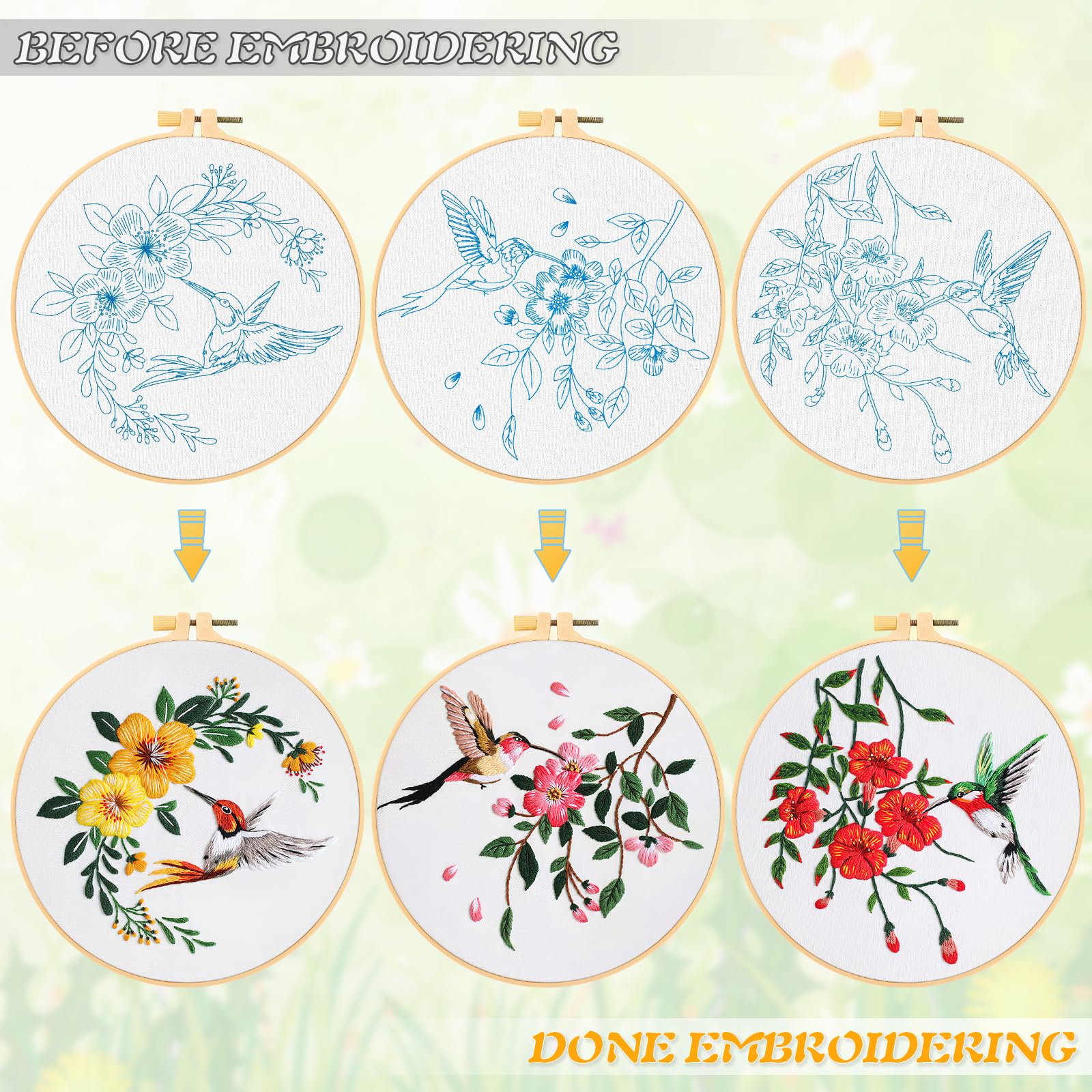 Kit De Broderie Pour Débutant JSRQT Kit De Démarrage De Broderie à La Main Pour Adultes Et Kit Démarrage Broderie Adulte Kit De Broderie Pour Débutant JSRQT Kit De Démarrage De Broderie à La Main Pour Adultes Et Kit Démarrage Broderie Adulte