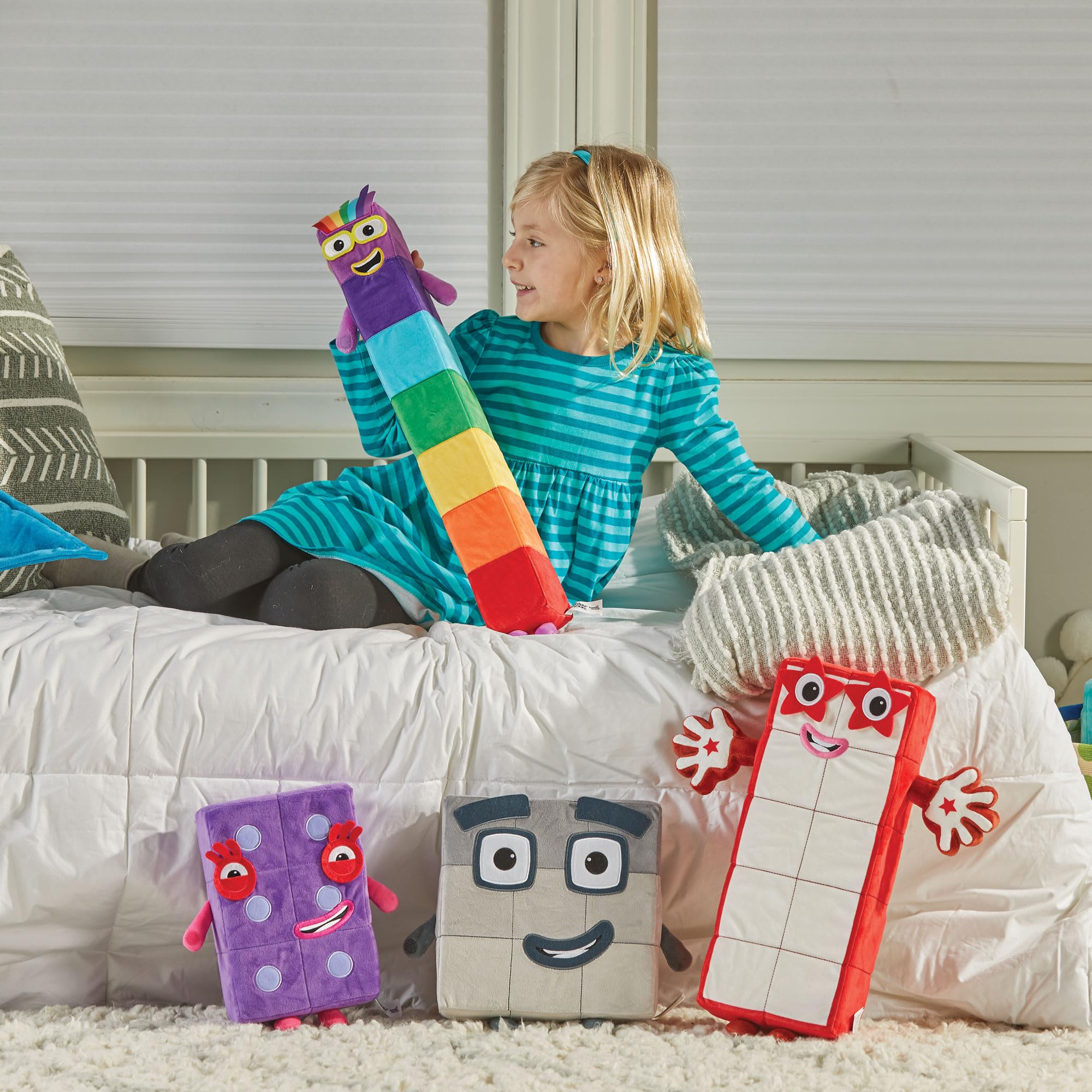 Learning Resources Numberblocks Pluszak Siódemka – Przytulanka Liczbowa, Maluchy 18+ Mies.