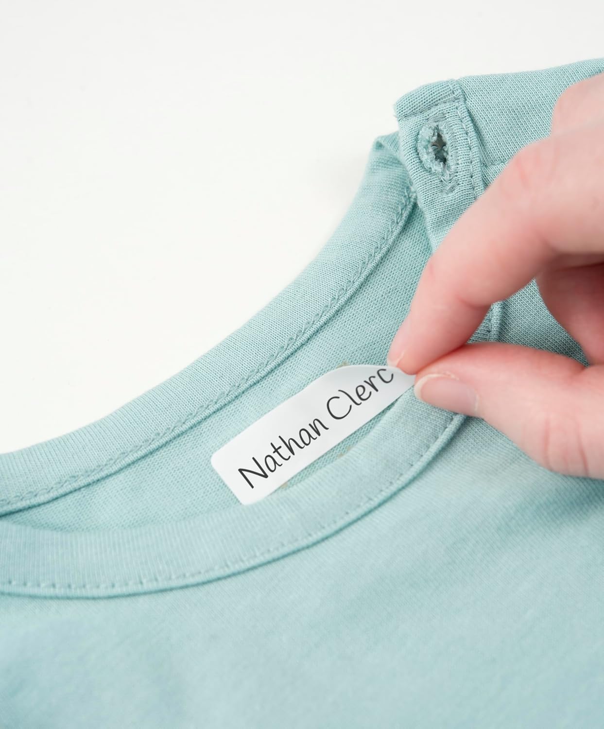 Avery Stick-On Clothing Labels for Kids – Handwriting Name Stickers, No Iron or Sewing, Waterproof & Washer Safe, School Uniform & Nursery Labels, White, 45mm x 13mm, 36 Pack (ETVET36.UK)