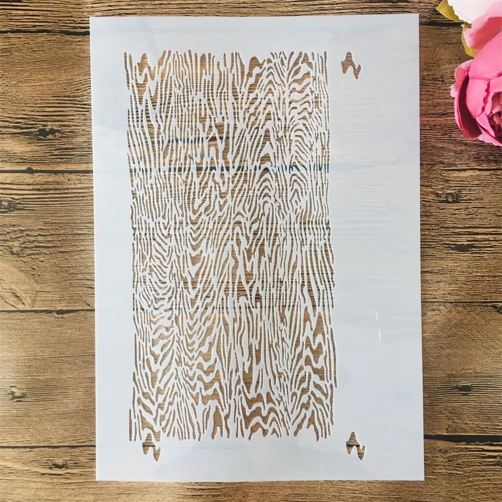 Pochoir de peinture A4 arbre pour personnaliser vos meubles usés