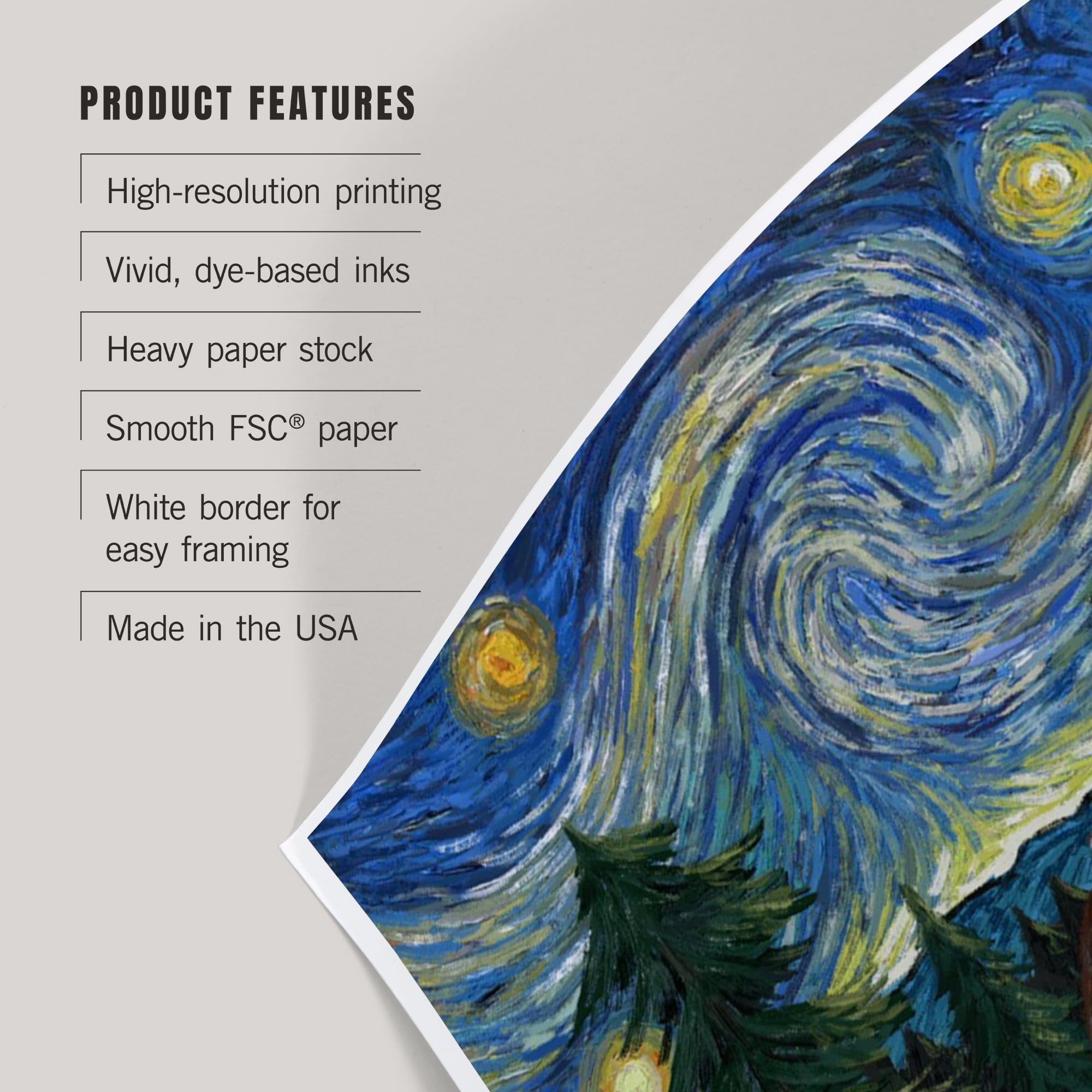 Amazon.com: Lantern Press Starry Night, Bigfoot, 12x18 Inch Art