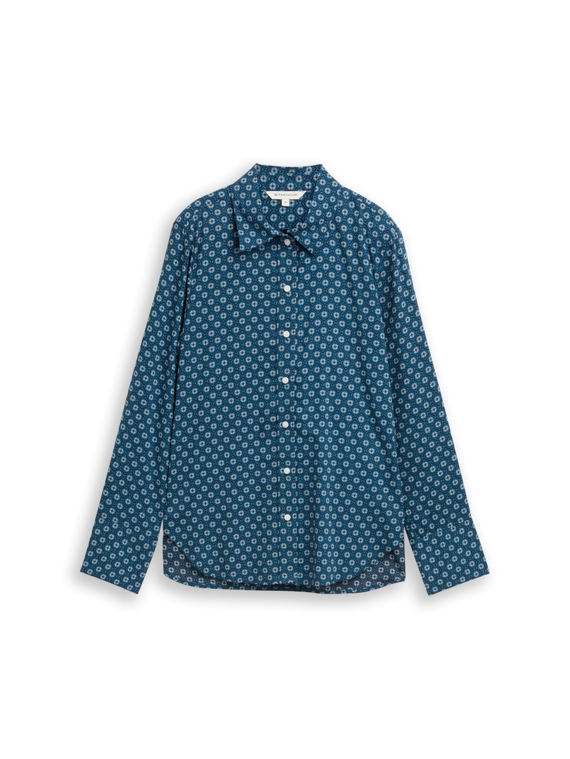 Tom Tailor Damen Hemdbluse mit Muster