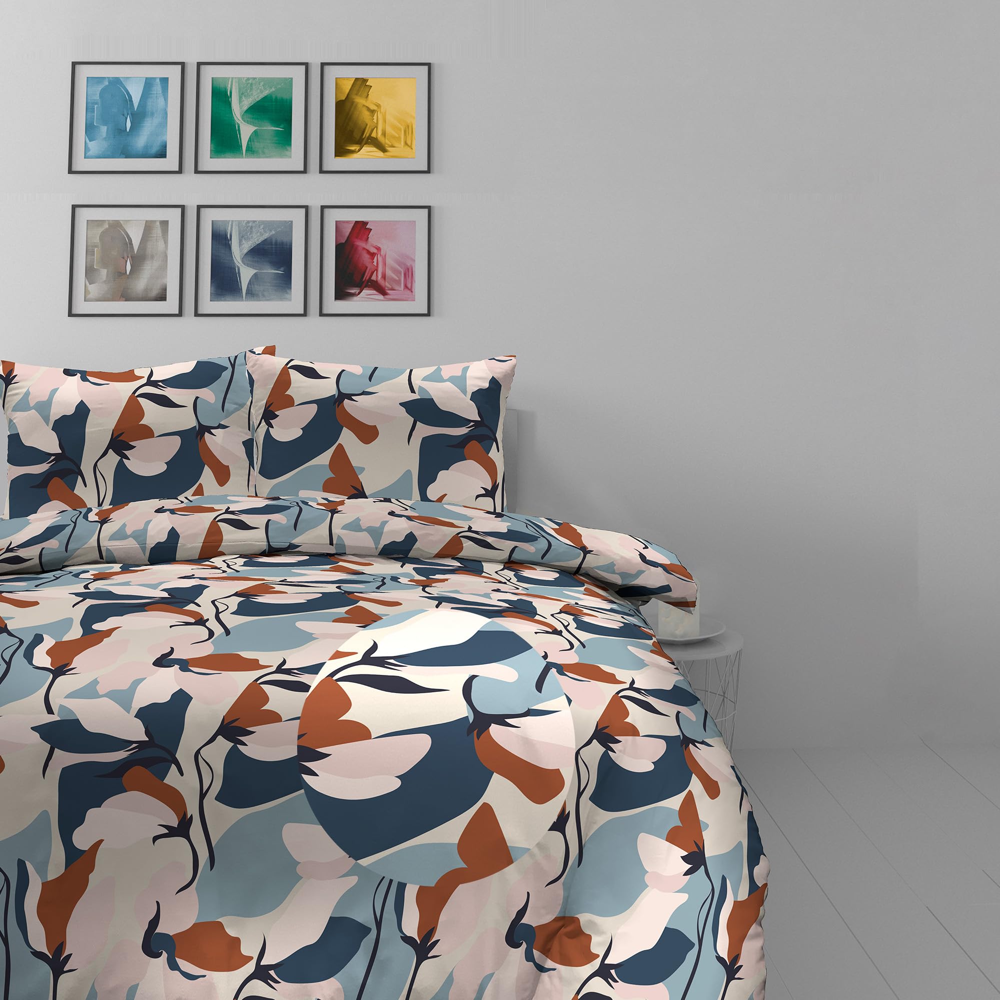 Luxe Dreams Wildflower meadow Double Duvet Cover Set, Quilt Cover with 2 Pillowcases - Image 3