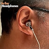 Vista 6 de Sephia SP3060VC - Auriculares con cable y micrófono, auriculares intrauditivos con graves profundos y aislamiento de ruido, controladores de 10mm