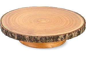 Rustic Wood Cake Stand: Showcase Your Creations with Elegance