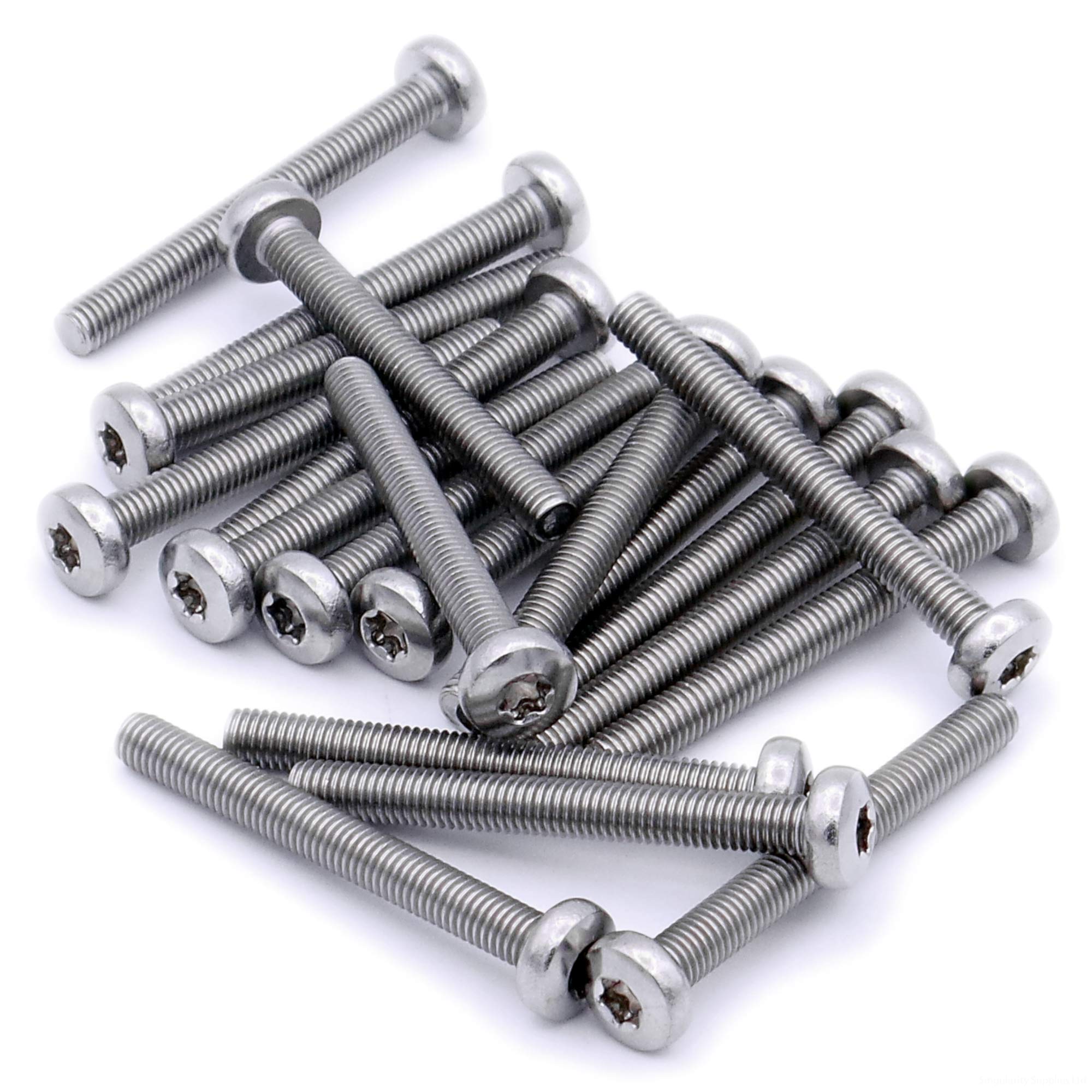Singularity Supplies M1.6 (1.6Mm X 8Mm) Tx Pan Machine Screw (Bolt) - Stainless Steel (A2) (Pack Of 20)