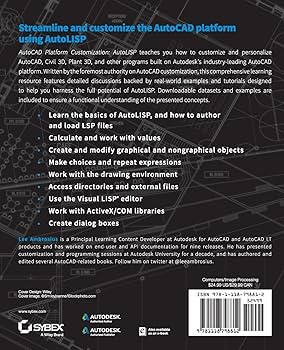 洋書 AutoCAD Developer's Guide to Visual LISP Amazon.com: The Visual LISP Developer's Bible, 2011 Edition