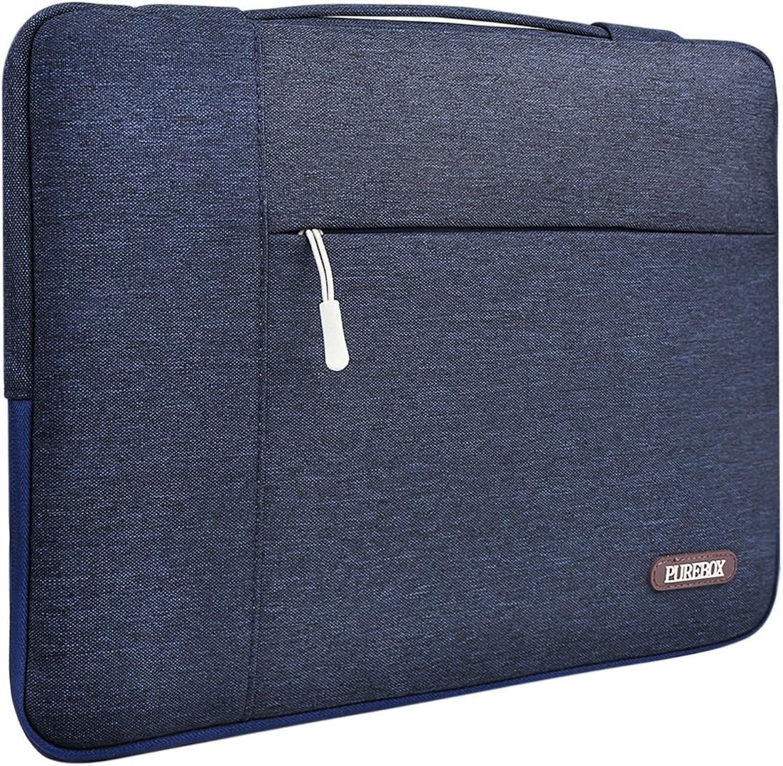 Laptop Sleeve 13-13.3 Inch Protective Carrying Case Bag for 12.9 iPad Pro/MacBook Air/MacBook Pro Briefcase Handbag, Black Blue