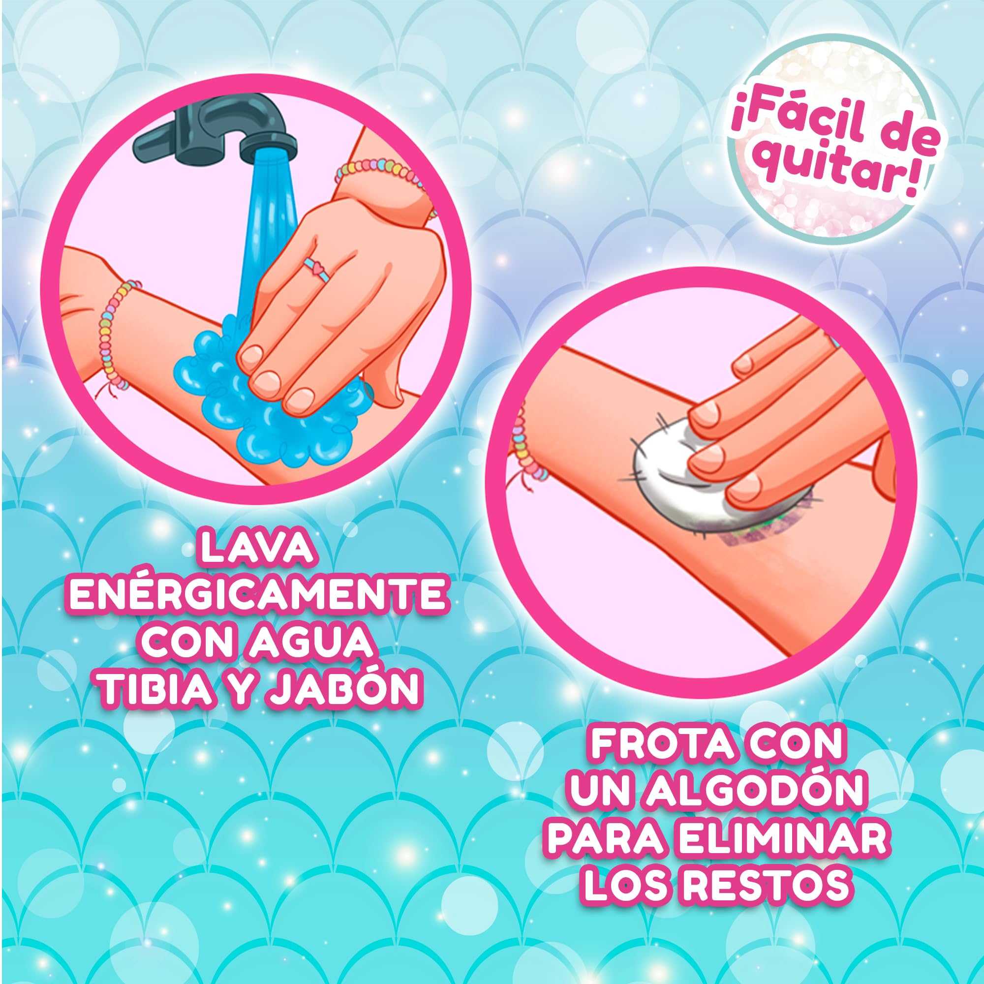 CREA Tus Tatuajes, Plasma tu Estilo en tu Piel, 40 Tatuajes de 4 Formas Diferentes, Diseña sin límite, Bizak (35005069)
