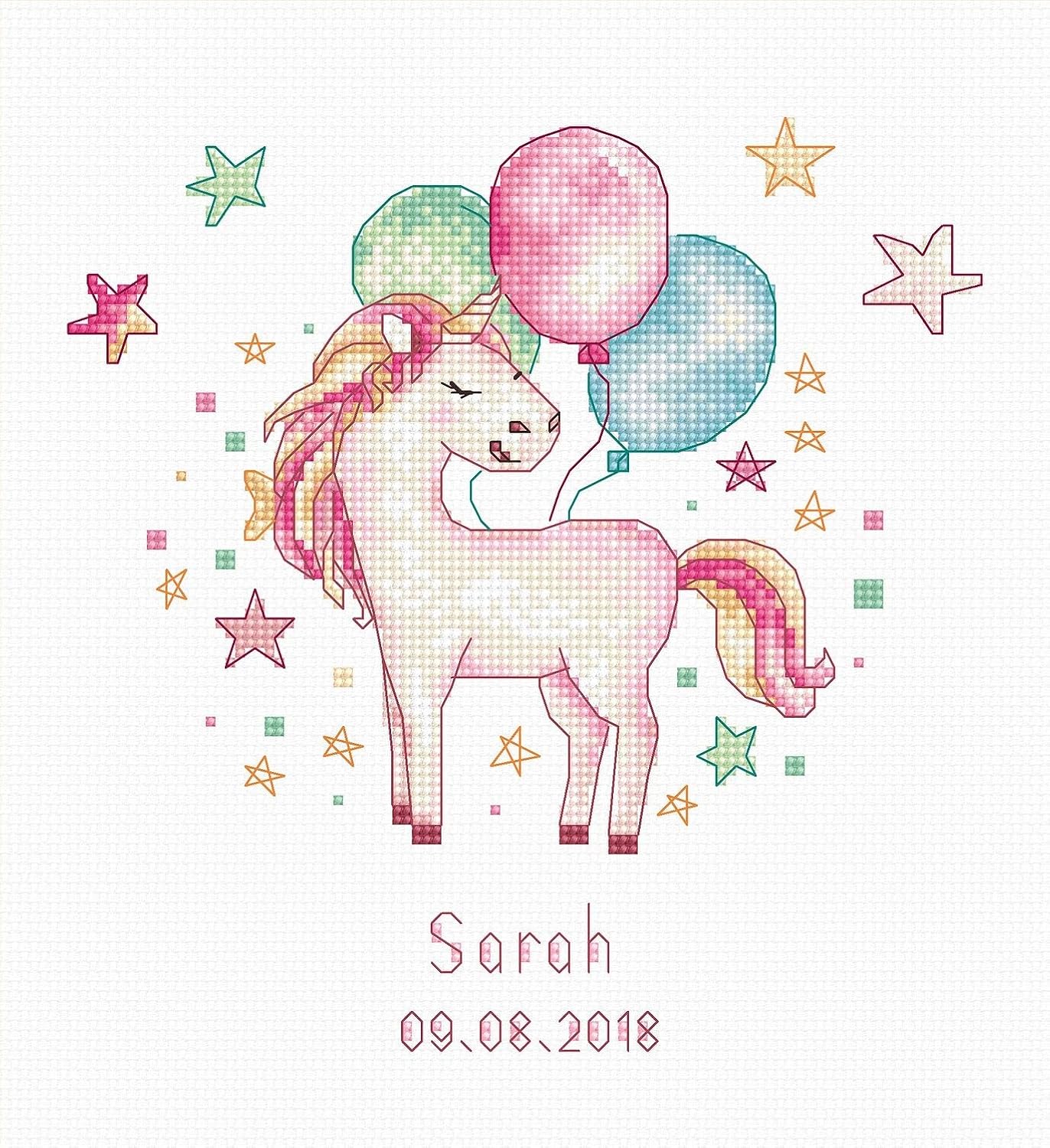 Luca-S B1149 Unicorn - Cross Stitch Kit