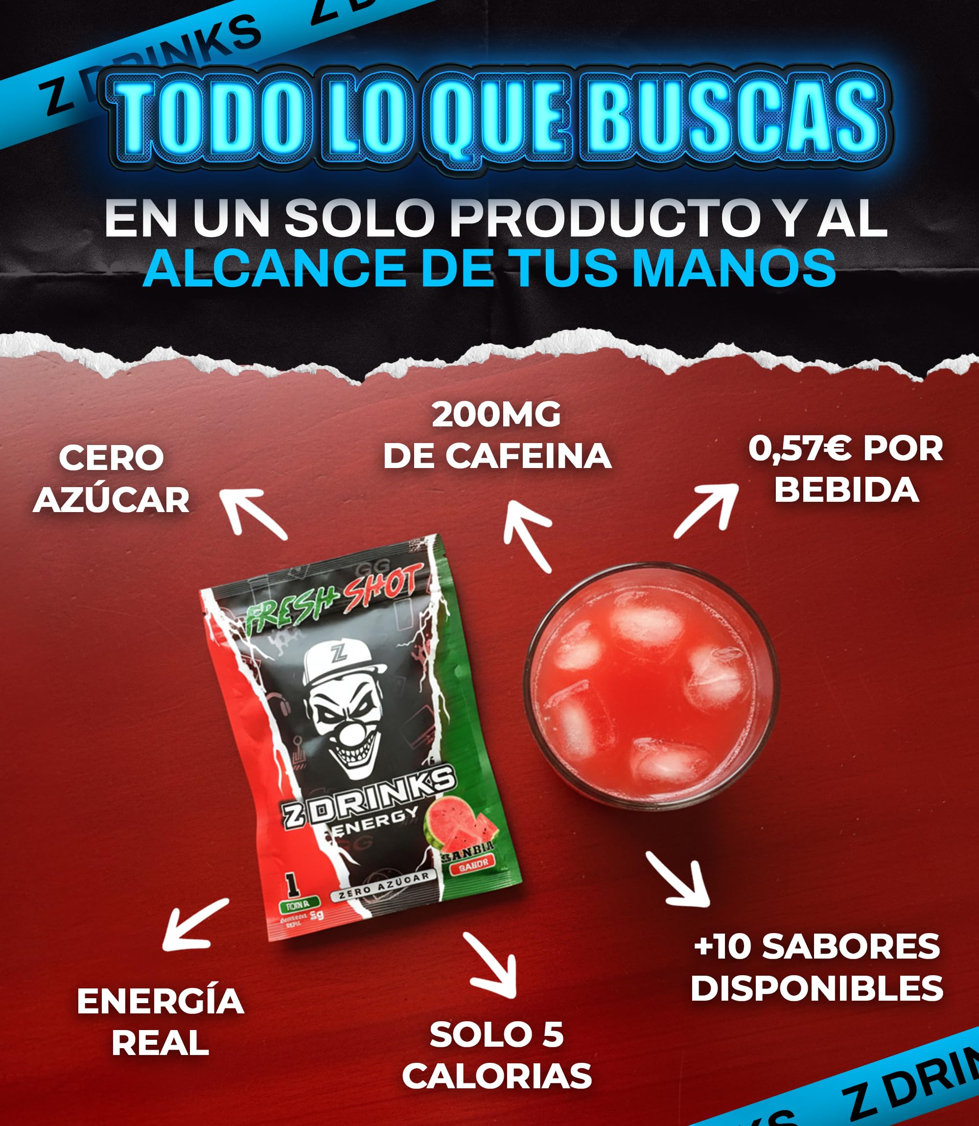 Bebida Energetica en Polvo Sin Azucar Con Cafeina Minerales y Vitaminas Sabores Naturales Bajo en Calorias Ideal para Gamers Apasionados del Deporte Pack Degustacion 10 Muestras + Shaker Negro
