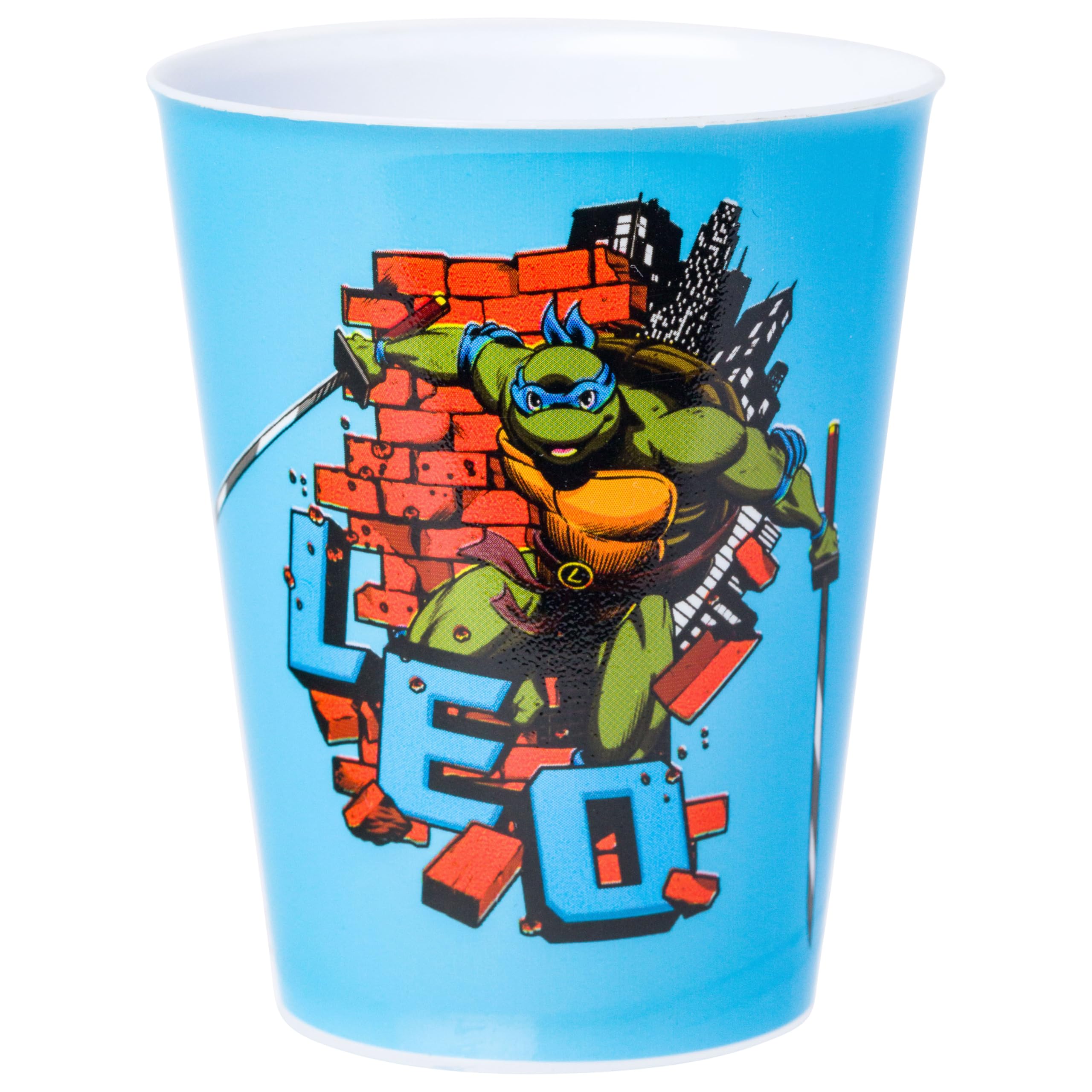 Silver Buffalo TMNT Brick Names Mini-Becher-Set, 42,5 ml, Kunststoff, 4 Stück