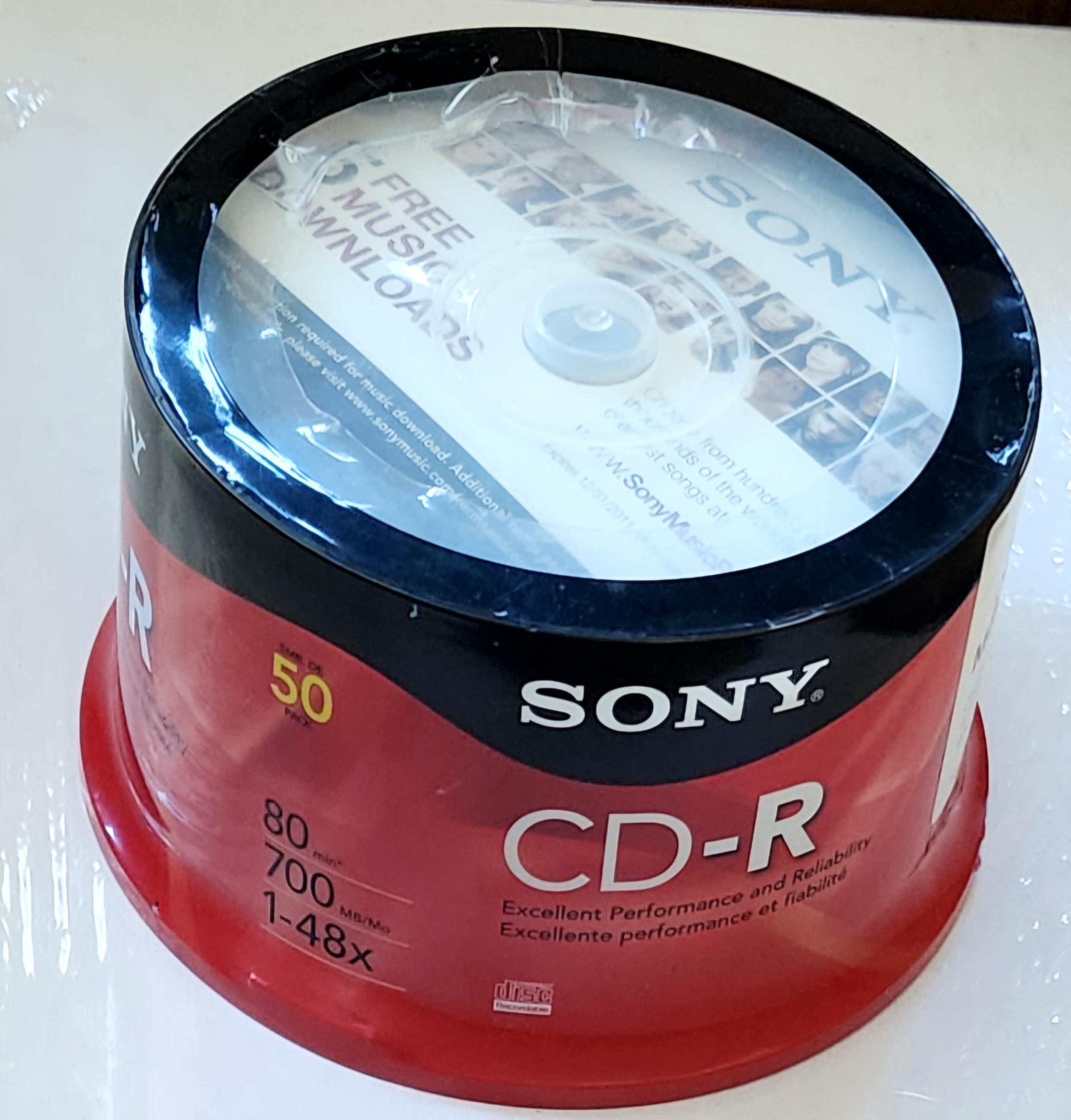 Sony - Cd-R Discs 700Mb/80Min 48X Spindle Silver (50/Pack