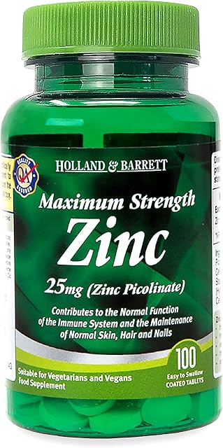 Holland & Barrett Zinc Picolinate 100 Tablets 25mg