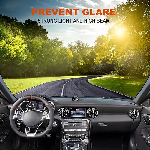 Miniatura 77 de Película de tinte de ventana para automóviles, 50% VLT de 20 pulgadas x 10 pies, bloquea el 99% de los rayos UV e IR, películas antirreflejos