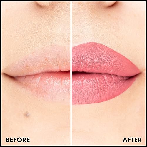 Vista 21 de NYX Professional Makeup, Lingerie XXL - Lápiz labial líquido mate, color Unlaced (rosa polvoriento con tono fresco)