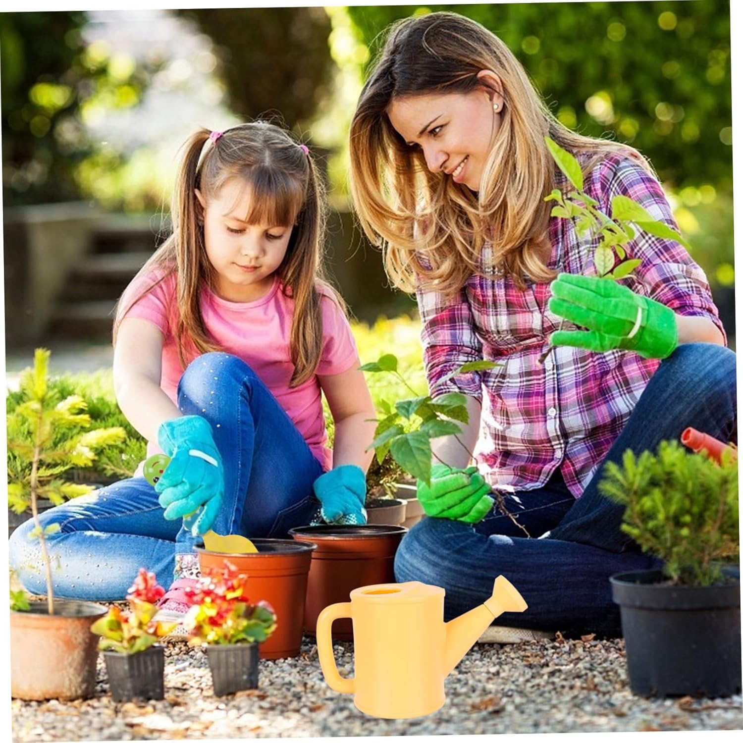 Kisangel 1set Boy Girl Gardening Tools Multi-Purpose Garden Tools for Planting Sand Excavation for Toddlers Boy Girl