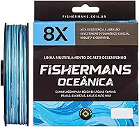 Linha De Pesca Multifilamento Fishermans 8 Fios