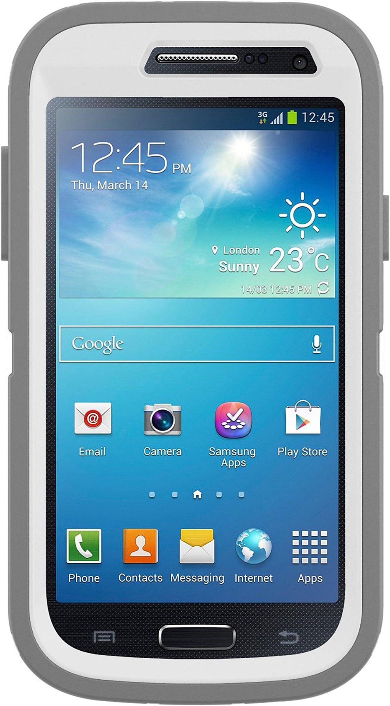 OTTERBOX DEFENDER SERIES Case for Samsung Galaxy S4 Mini - Retail Packaging - Glacier