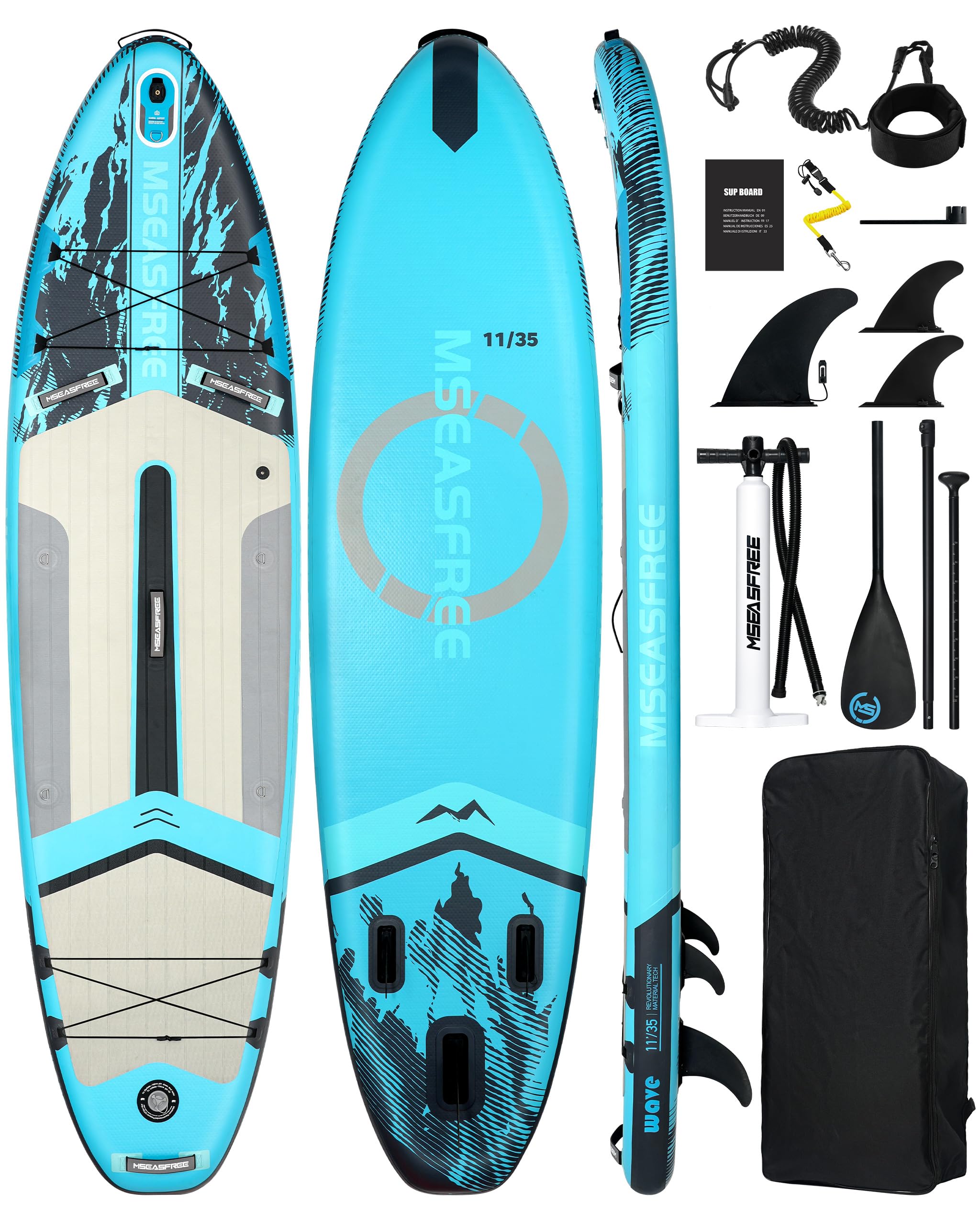 Amazon.co.jp: EGGOEY 空気注入式パドルボード エクストラワイド  