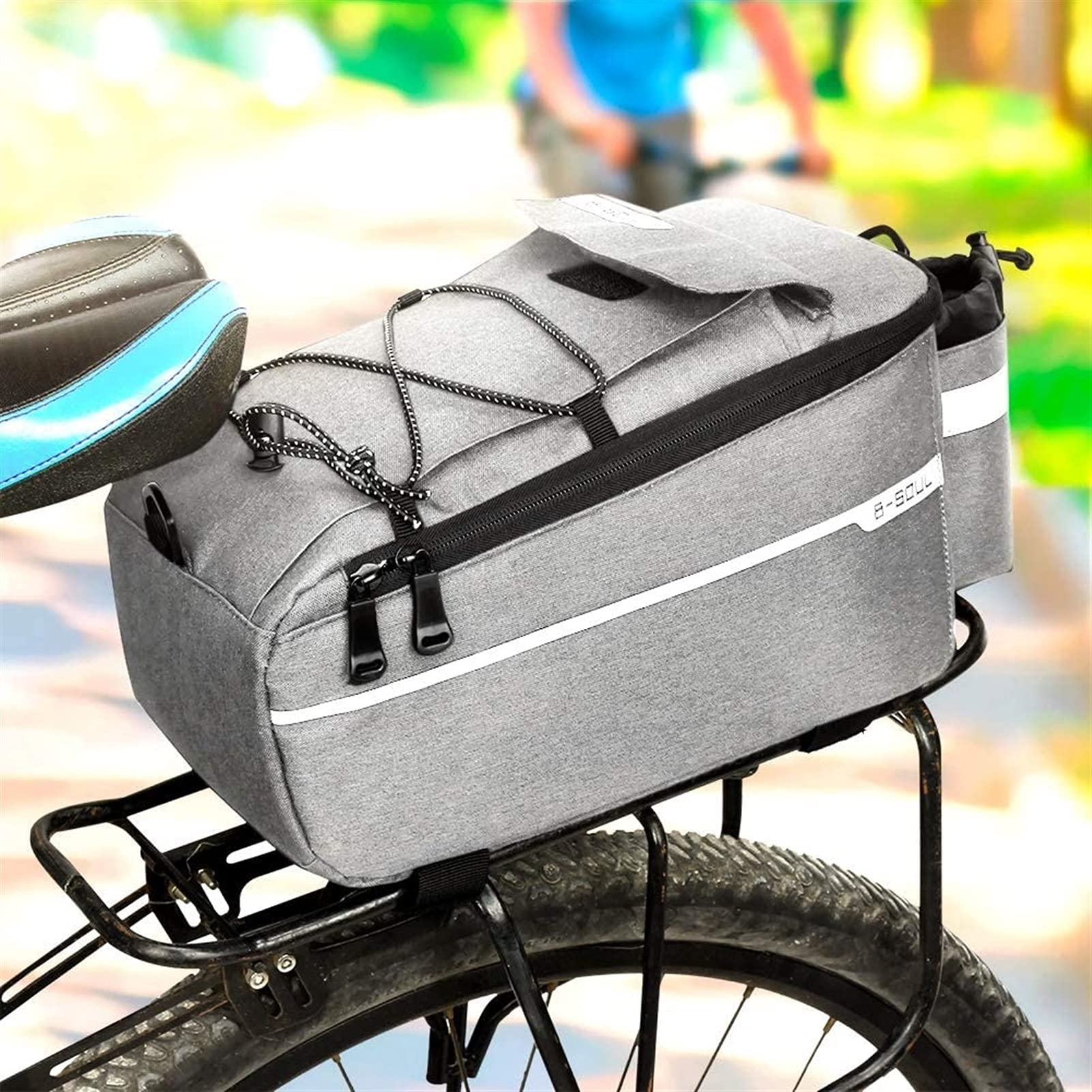 Bolsa for Bicicleta, Bolsa for el Estante Trasero, for de montaña, Camel, Equipo for Montar en