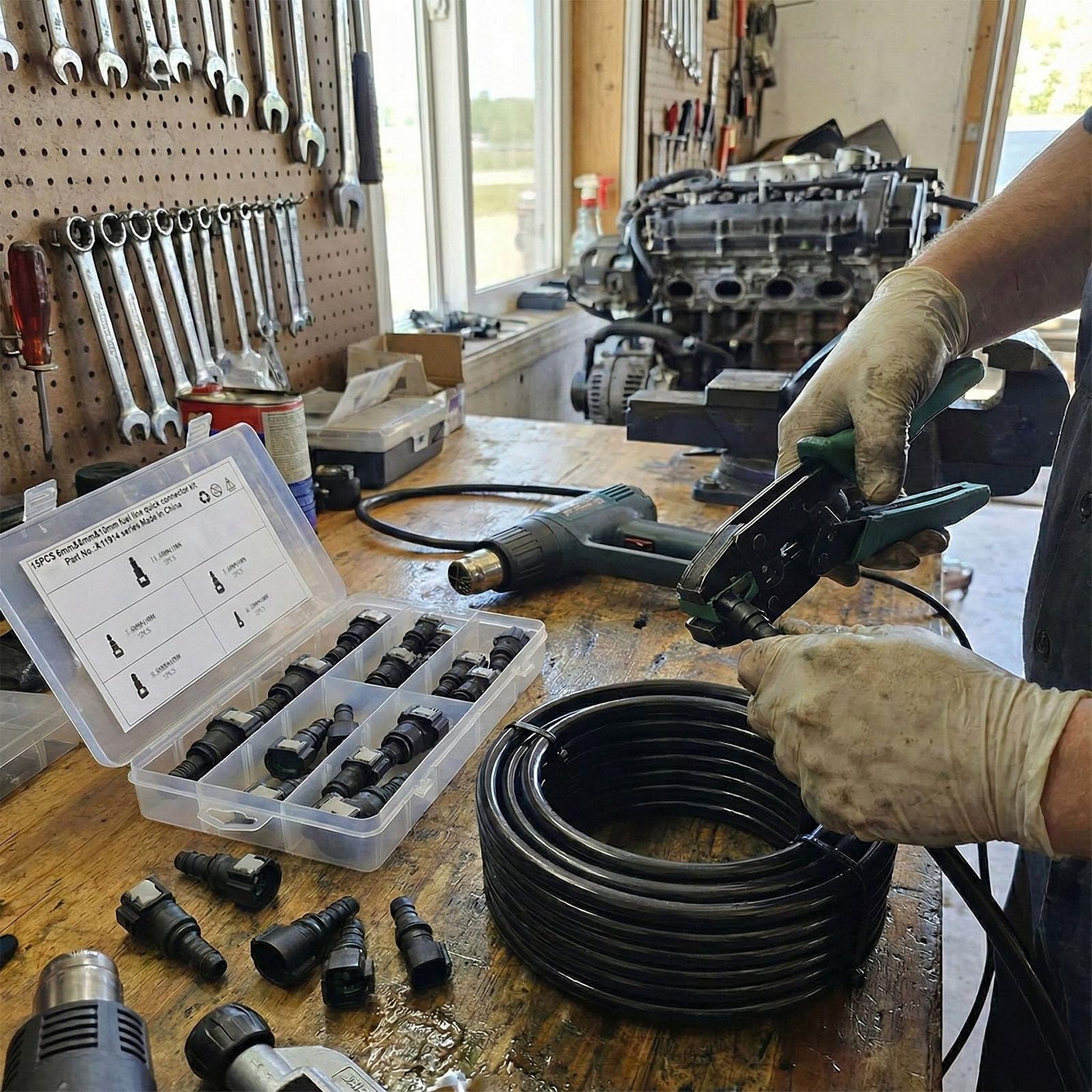 Riparazione della ' Olio a Prova perdite del connettore a sgancio rapido del Tubo ' Olio Automatico da 15 per l ' accoppiatore della dei Motori delle Automobili