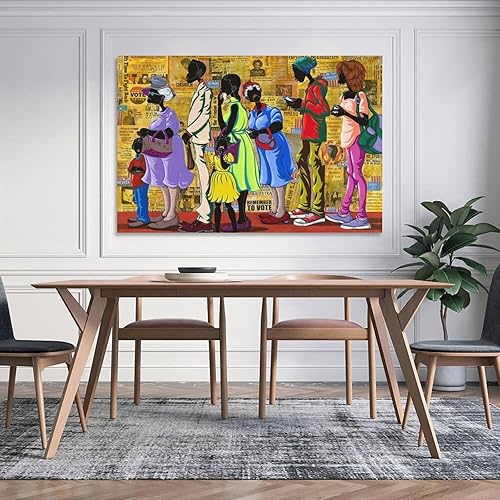 Miniatura 5 de Leroy Campbell - Pintura al óleo abstracta retro (10) pinturas artísticas de pared, lienzo, decoración de pared, decoración del hogar, decoración de