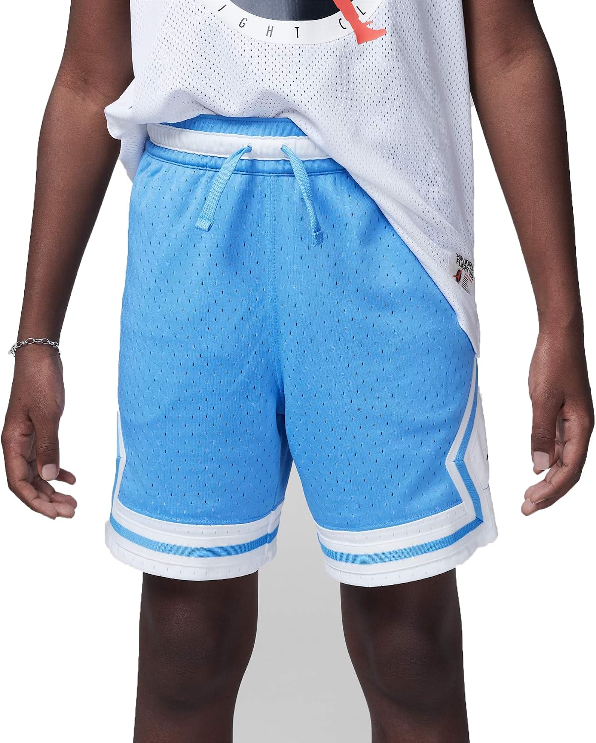Jordan Sport Big Kids' Dri-FIT Diamond Shorts (Legend Blue, 95D313-U25) Size X-Large