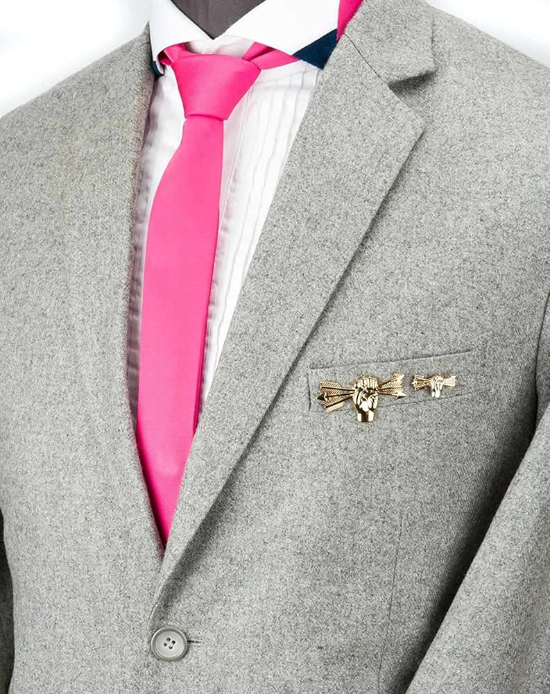 Amazon.com: A N KINGPiiN Lapel Pin for Men Power Arrow Suit Stud