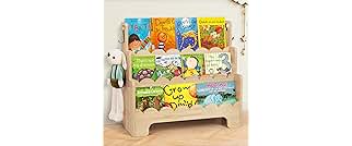 Tohiasen Kids Bookshelf Wooden 3-Tier, Scalloped Book Shelf for Kids Rooms, Front Facing Toddler Montessori Bookshelf, Baby Nursery Book Shelves Kid Classroom Book Shelf Bookcase
Tohiasen Kids Bookshelf Wooden 3-Tier, Scalloped Book Shelf for Kids Rooms, Front Facing Toddler Monte…