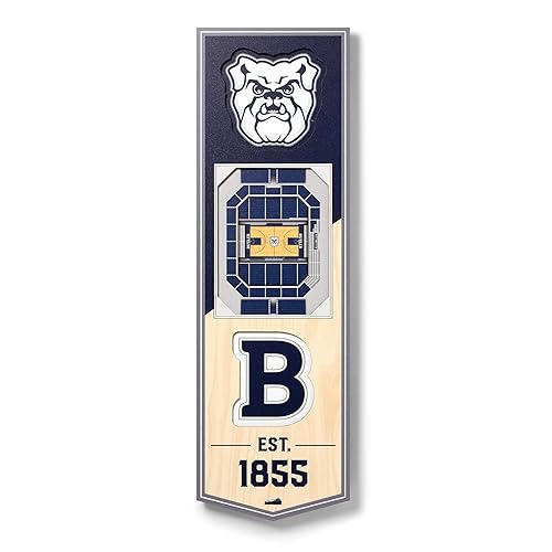 YouTheFan NCAA Butler Bulldogs 3D Stadium 6x19 Banner - Hinkle