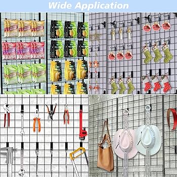 Stainless Steel Grid Wall Bracket Peg Board Display Hook For Panel For Supermark