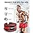 DMoose Fitness Dip Belt for Weight Lifting, Pullup, Squats & Dips - 36 Robust Steel Chain & Comfortable Neoprene Padding Supports 350lbs, Gym Weight Belt for Strength Training Workout (Red)
